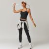 Women 2 Piece Workout Sets (2025 NEW) Yoga Outfit Open Back Tank Top High Waisted Leggings Gym Sets Tracksuits