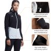 HOTSUIT Slim Sauna Suit for Women Weight Loss, Non Rip Sauna Jacket Sauna Leggings for Workout, Black