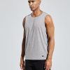 Men’s Sleeveless Tank Top Dry Fit Workout Muscle Tee Shirt for Running Athletic Gym Sports Training, Moisture Wicking