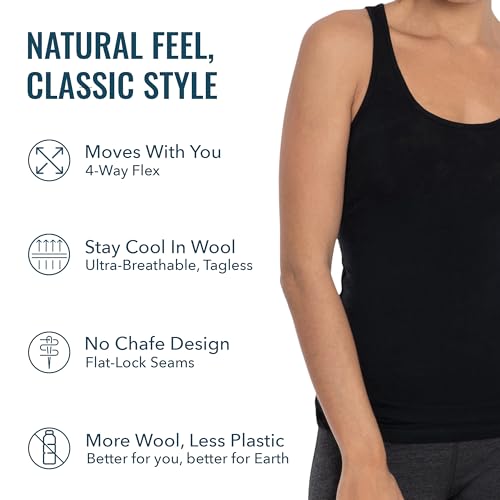 Women's Merino Tank Top by Woolly | RWS Certified | Soft, Stink Free, Seattle Designed
