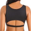 Push up Sports Bra for Women Sexy Hollow Crop Tops with Removable Cups Workout Fitness Yoga Bra Medium Support