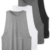 Workout Tank Tops for Women Lightweight Running Tanks Basic Gym Tops Sleeveless Athletic Yoga Shirts-4 Pack