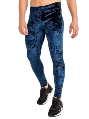 Velvet Material Mens Leggings