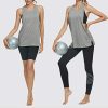 Workout Tank Tops for Women Lightweight Running Tanks Basic Gym Tops Sleeveless Athletic Yoga Shirts-4 Pack