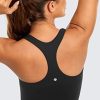 Butterluxe Workout Tank Tops for Women Built in Bras Padded - Racerback Athletic Spandex Yoga Camisole