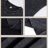 41h8F4M5rL.jpg Mens Workout Tank Tops Sleeveless Tee Shirts Men Muscle Shirt Gym Acid Wash T Shirts Running Beach Loose Fit Tee