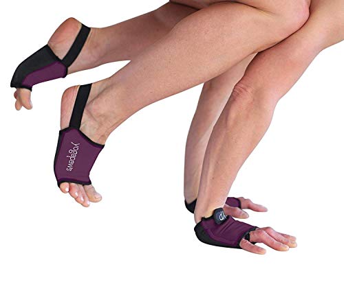 Elite Padded Non Slip Yoga Gloves and Yoga Socks for Women and Men