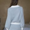 Women Fall Two Piece Sets Cotton Striped Set Sweatshirt Matching Skort Skirt Sweatsuits Workout Tracksuit Outfits 2025