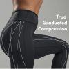 Tummy Control Compression Leggings for Women | High Waisted Workout Yoga Pants (Black Regular + Black with Pockets, 3XLarge)