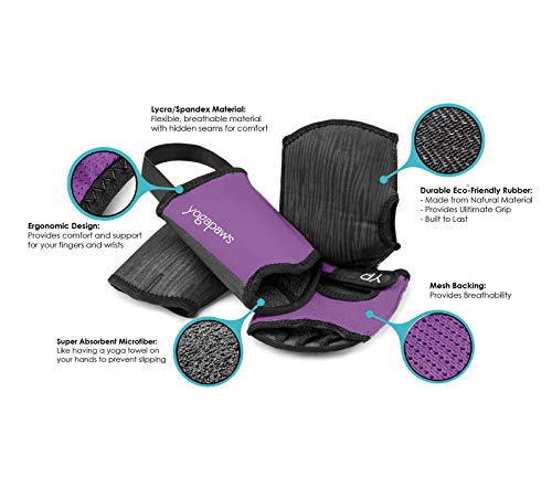 Elite Padded Non Slip Yoga Gloves and Yoga Socks for Women and Men