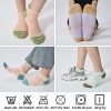 Womens Ankle Socks 6 Pairs Cushioned Running Athletic No Show Socks With Tab