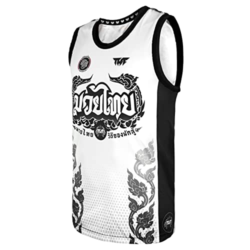 Tank Top Muay Thai Boxing Vest Top Workout Shirt Sleeveless Gym Fitness Training