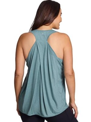 Active Women's Plus Size Sleeveless Relaxed Fashion Workout Yoga Tank Top