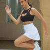 Push up Sports Bra for Women Sexy Hollow Crop Tops with Removable Cups Workout Fitness Yoga Bra Medium Support