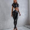 Premium Quality High Waisted Leggings for Women with Unique Design and Tummy Control - Womens Workout Leggings