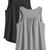 Workout Tank Tops for Women Racerback Loose Fit Yoga Top Sleeveless Gym Shirt Running Athletic Tanks Pack S-3XL