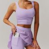 Women 2 Piece Tennis Dress Square Neck Tank Top with High Waisted Pleated Workout Skorts Skirt Set Yoga Golf Outfits