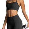 41zGtaCoqBS.jpg Women's Workout Sets 2 Piece Yoga Outfit High Waisted Biker Shorts Leggings Sports Bra Gym Fitness Clothes Tracksuit