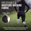 Women’s Flex-Fit High-Waisted Capri Compression Leggings, High-Performance 4-Way Stretch Yoga Pants with Non-Slip Waistband
