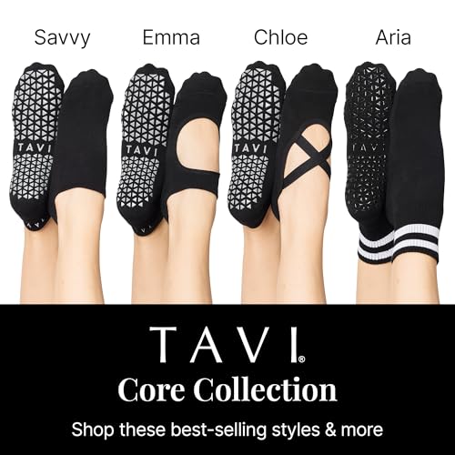 Aria Grip Socks – Pilates Socks with Grips for Women, Non Slip, Yoga & Barre
