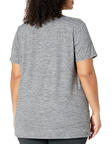 Women's Active Quick Dry Tech Stretch Short-Sleeve Crewneck T-Shirt (Available in Plus Size), Multipacks