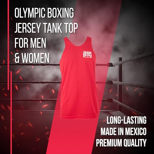Olympic Boxing Jersey Tank Top for Men and Women, Unisex Sleeveless T-Shirt, MMA Kickboxing Muay Thai