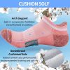 Womens Ankle Socks 6 Pairs Cushioned Running Athletic No Show Socks With Tab