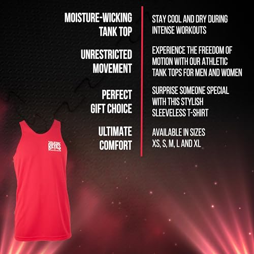 Olympic Boxing Jersey Tank Top for Men and Women, Unisex Sleeveless T-Shirt, MMA Kickboxing Muay Thai